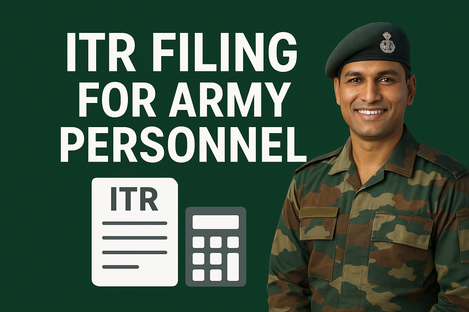 ITR Filing for Army Personnel