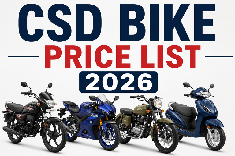 CSD Bike Price List 2026
