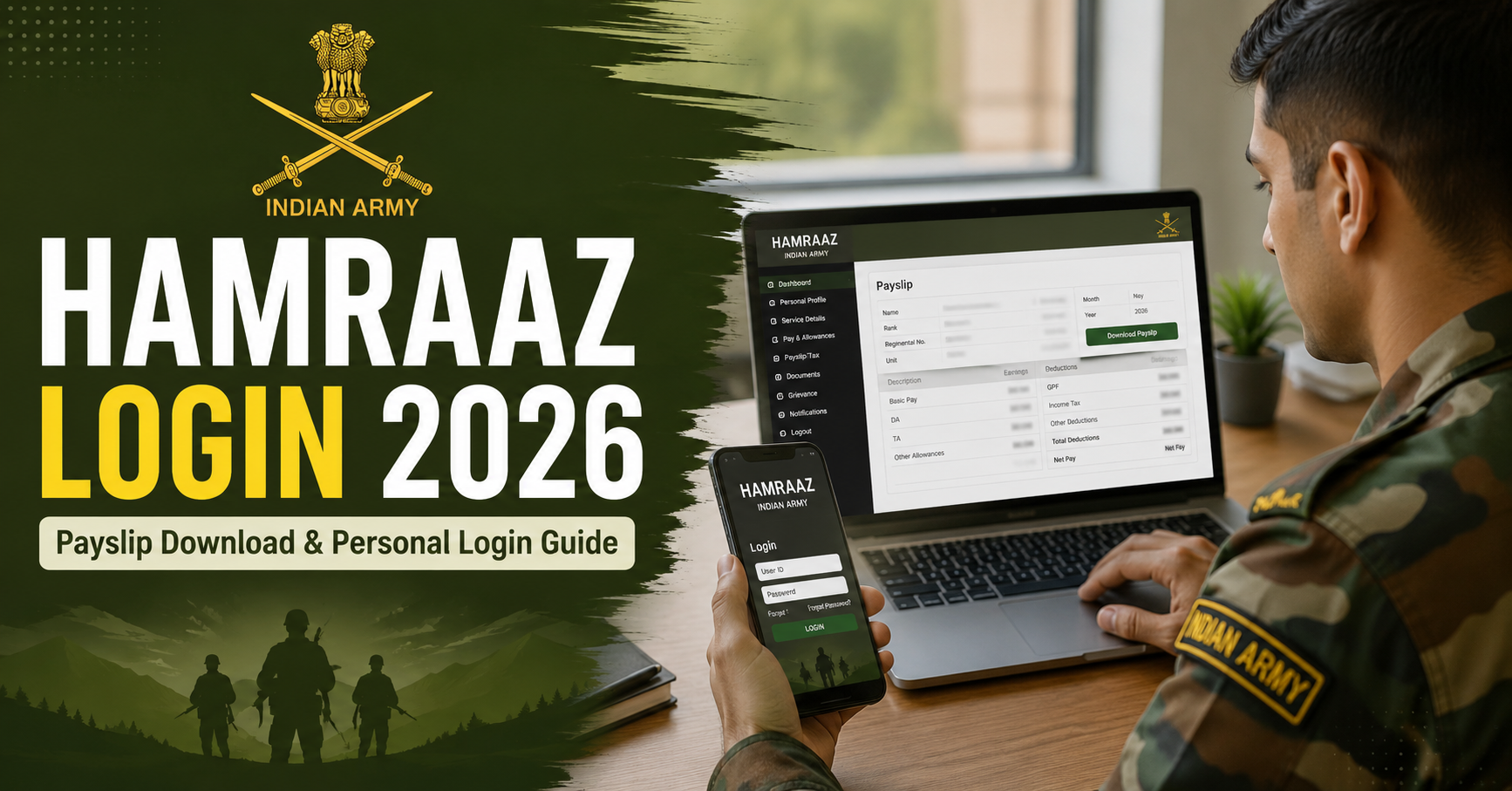 Hamraaz Login, Payslip Download