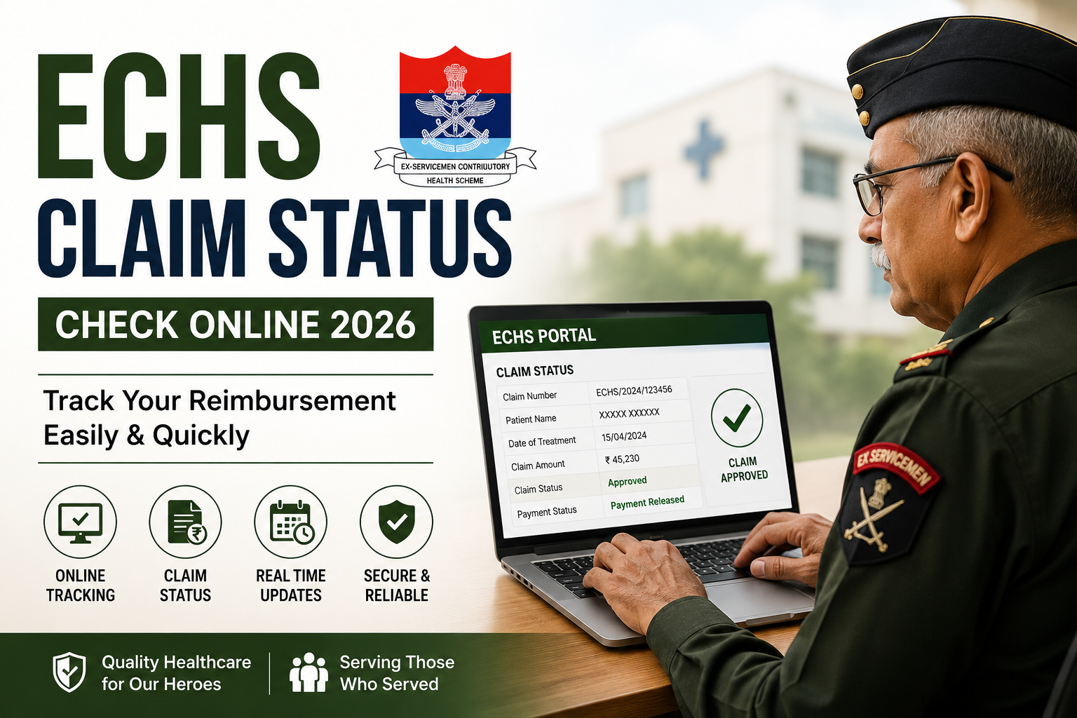 ECHS Claim Status Check Online 2026 – Complete Guide for Ex-Servicemen