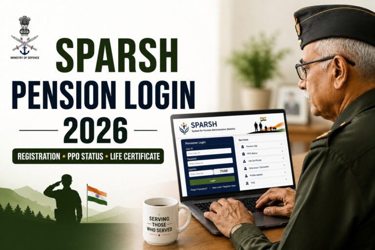 SPARSH Pension Login 2026