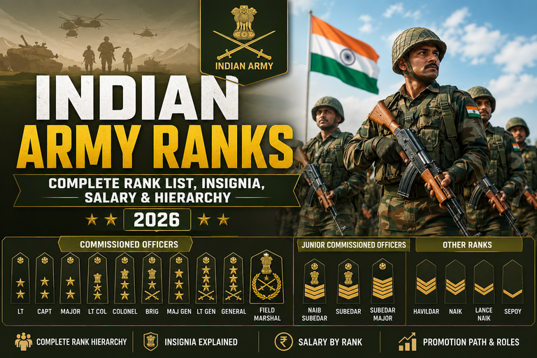 Indian Army Ranks