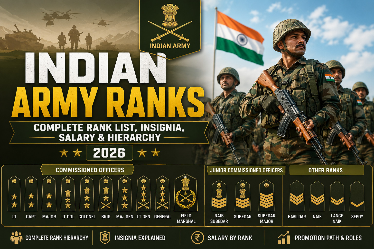 Indian Army Ranks