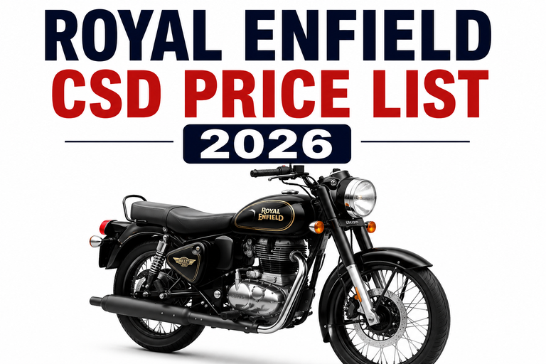 Royal Enfield CSD Price List 2026